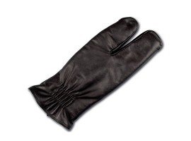 with lambskin lining, elasticated wrist .